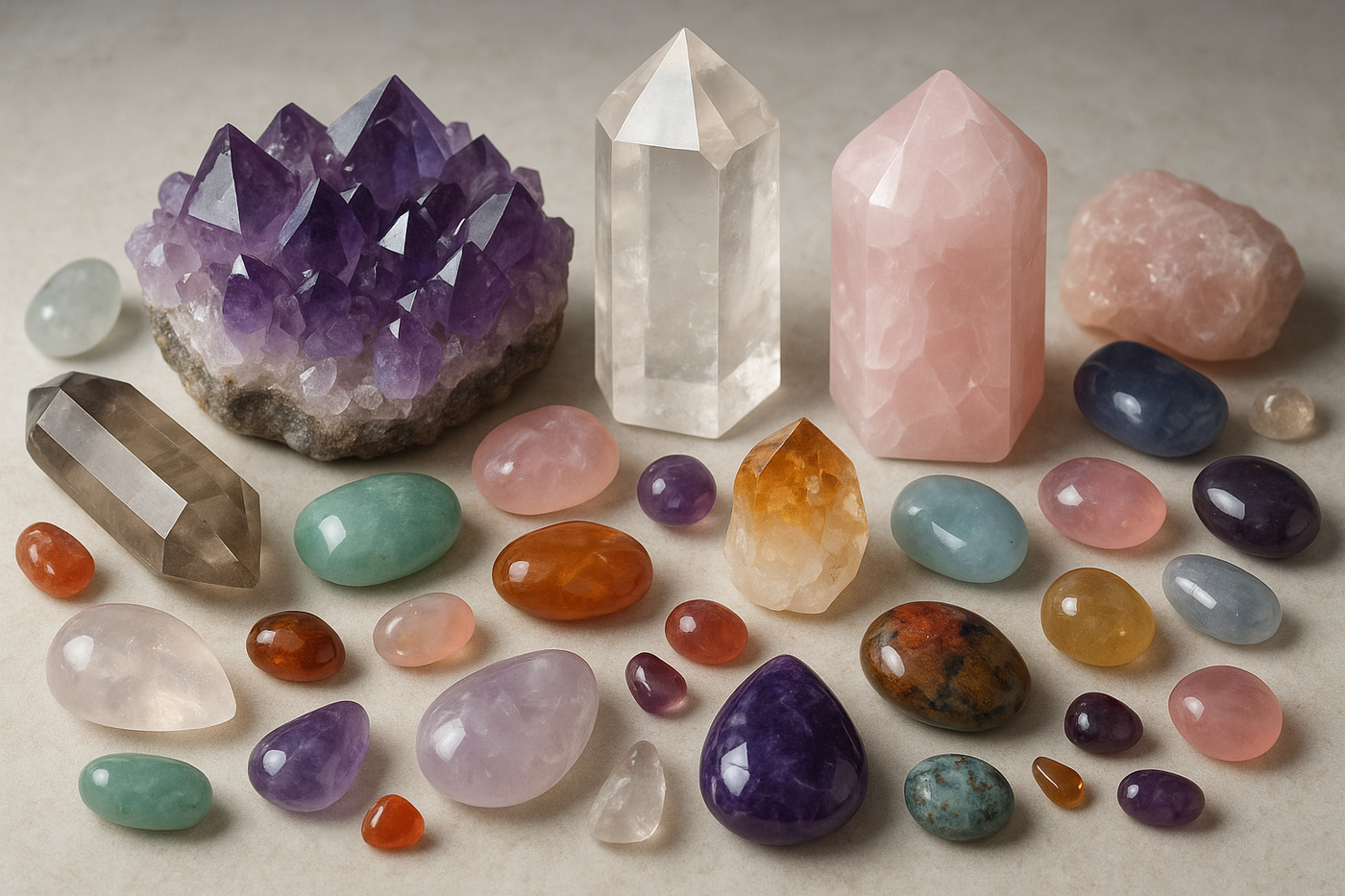 Pierres et cristaux