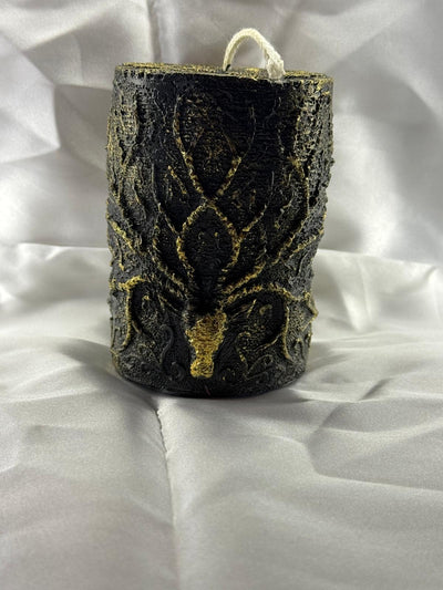 Bougie Cerf Cornu - Symbole Celtique de Pouvoir et Nature