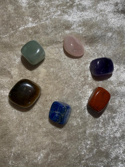 kit 77 pierres chakras naturelles - lithothérapie harmonie équilibre énergétique bien-être