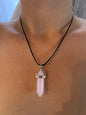Collier d'Amour et de Douceur en Quartz Rose