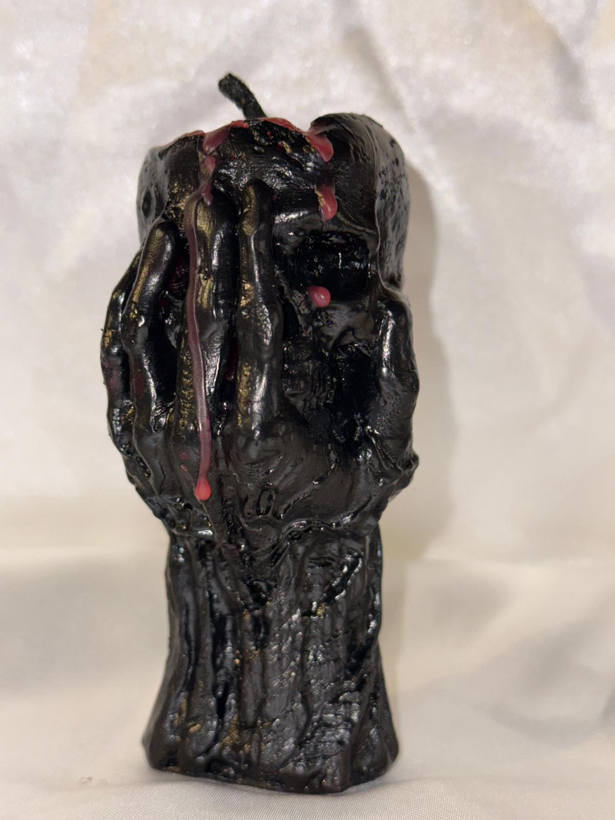 Bougie Noire Sanglante - Décoration Gothique Macabre et Halloween